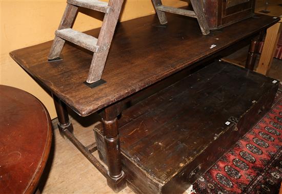 Oak refectory table